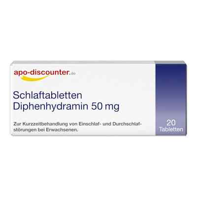 Schlaftabletten Diphenhydramin 50 mg von apo-discounter bei apo-discounter.de bestellen