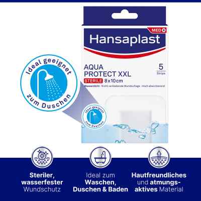 Hansaplast Antibacterial Aqua Protect XXL 8x10 bei apo-discounter.de bestellen