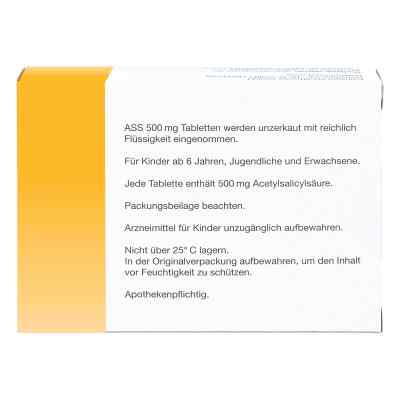 Ass 500 mg Tab apo-discounter bei apo-discounter.de bestellen