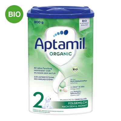Aptamil Organic 2 Folgenahrung Pulver N.6 Monat € 800 g von Danone Deutschland GmbH PZN 16789716