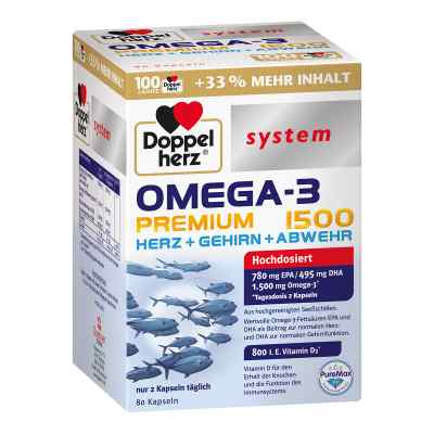Doppelherz Omega-3 Premium 1500 System Kapseln bei apo-discounter.de bestellen