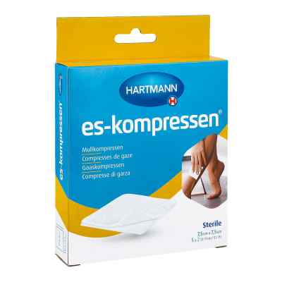 Es-kompressen Steril 7,5x7,5 Cm 8fach 17fädig bei apo-discounter.de bestellen
