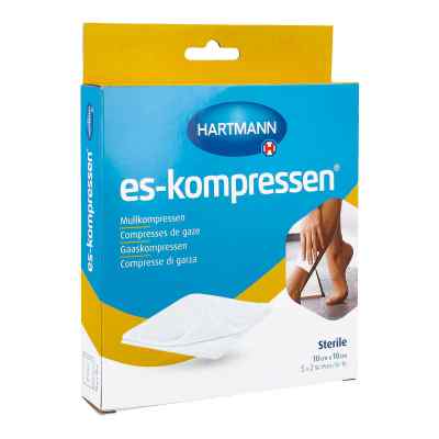 Es-kompressen Steril 10x10 Cm 8fach 17fädig bei apo-discounter.de bestellen