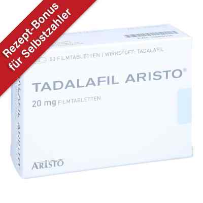 Tadalafil Aristo 20 Mg Filmtabletten 50 stk von Aristo Pharma GmbH PZN 16889056