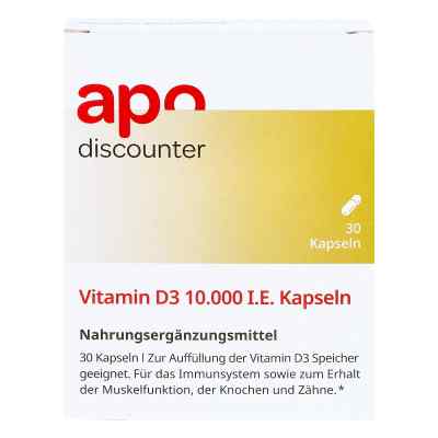 Vitamin D3 10.000 I.e. Kapseln bei apo-discounter.de bestellen