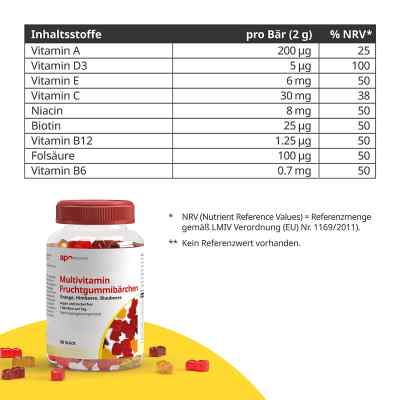 Gummibären Multivitamin vegan und zuckerfrei von apo-discounter bei apo-discounter.de bestellen