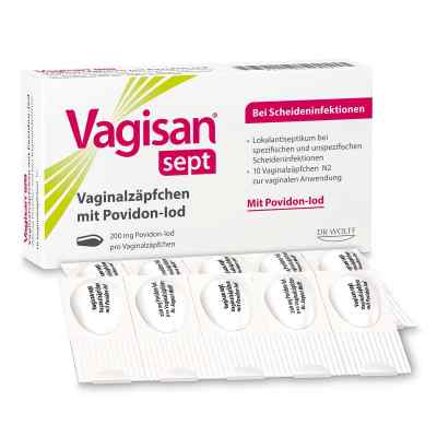 Vagisan Sept Vaginalzäpfchen Mit Povidon-Iod bei apo-discounter.de bestellen
