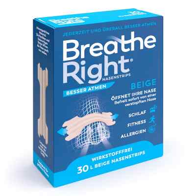 Besser Atmen Breathe Right Nasenstrips Beige Groß bei apo-discounter.de bestellen