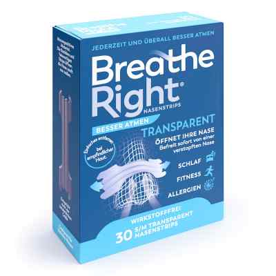 Besser Atmen Breathe Right Nasenstrips Transparent bei apo-discounter.de bestellen