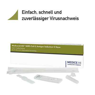 Laientest Medicovid-ag Sars-cov-2 Antigen Selbsttest Nase bei apo-discounter.de bestellen
