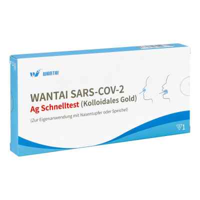 Lollitest SARS-COV-2 Ag Schnelltest für Laien Speichel/Nasal 1 stk von Human Gesellschaft für Biochemic PZN 17392458