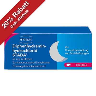 Diphenhydraminhydrochlorid STADA 50 mg Tabletten