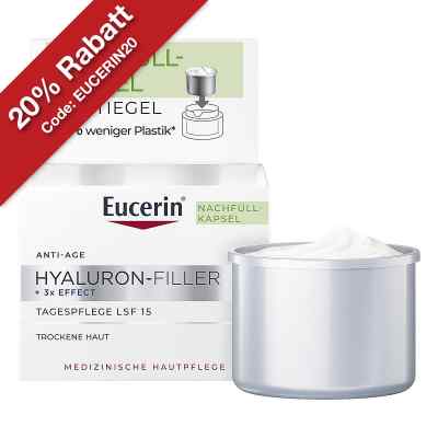 Eucerin Hyaluron-Filler 3x Effect Tag LSF 15 Nachfüllkapsel 50 ml von Beiersdorf AG Eucerin PZN 18173273