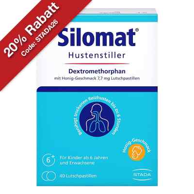 Silomat Hustenstiller DMP Honig-Geschmack Lutschpastillen