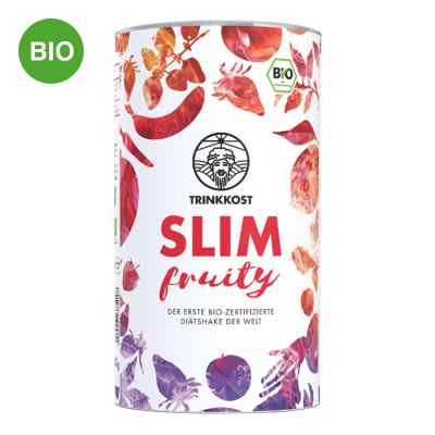 Trinkkost Bio Pulver Slim Fruity 480 g von ALLPHARM Vertriebs GmbH PZN 19299711