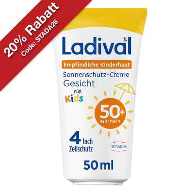 Ladival Empfindl. Kinderhaut Sonnenschutz-Creme LSF 50+ Gesicht