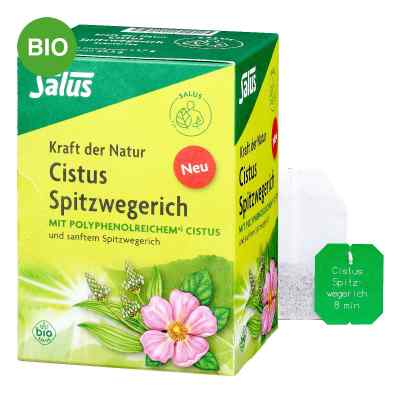 Salus Kraft der Natur Cistus Spitzwegerich Tee Bio Filterbeutel