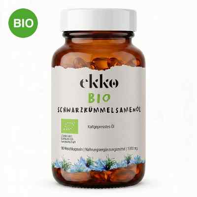 Bio Schwarzkümmelsamenöl 1000 mg Weichkapseln