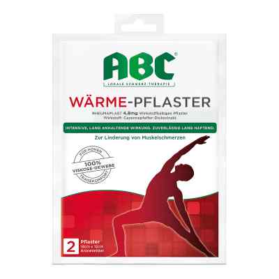 ABC Wärme-Pflaster Rheumaplast 4,8mg Hansaplast med 2 stk von Beiersdorf AG PZN 11614076