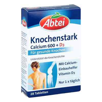 Abtei Knochenstark Calcium 600+d3 Tabletten 28 stk von Perrigo Deutschland GmbH PZN 04262369