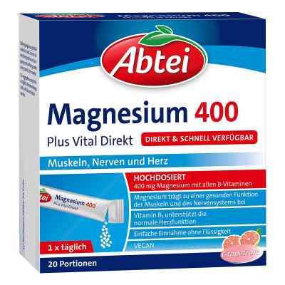 Abtei Magnesium 400 Plus Vital Direkt Granulat