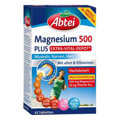 Abtei Magnesium 500 Plus Extra-Vital-Depot Tabletten 42 stk von Perrigo Deutschland GmbH PZN 13423357