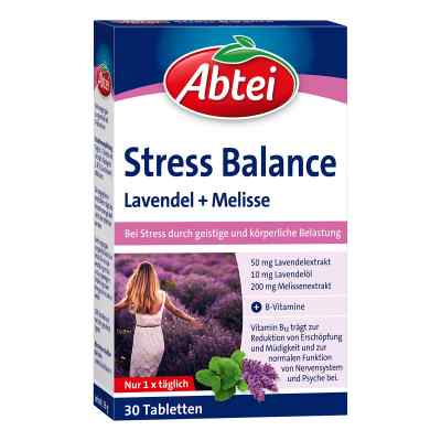 Abtei Stress Balance Lavendel+Melisse Tabletten Tf 30 stk von Omega Pharma Deutschland GmbH PZN 17944082