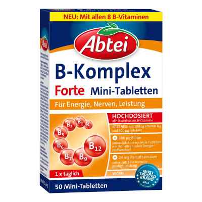 Abtei Vitamin B Komplex Forte Tabletten 50 stk von Omega Pharma Deutschland GmbH PZN 18036760