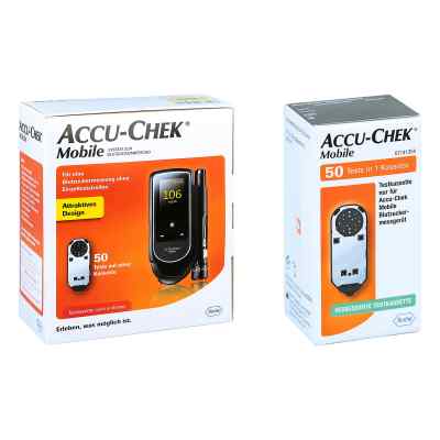 Accu Chek Mobile Set mg/dl Iii + Accu Chek Mobile Testkassette 1 stk von Roche Diabetes Care Deutschland GmbH PZN 08100634