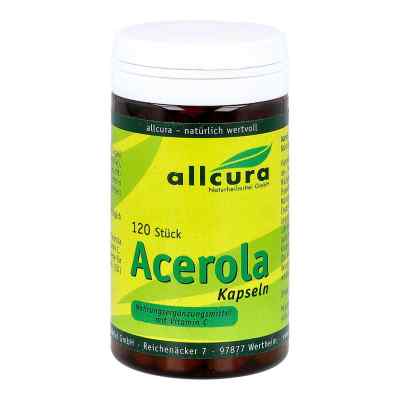 Acerola Kapseln natürl.Vitamin C 120 stk von allcura Naturheilmittel GmbH PZN 03994900