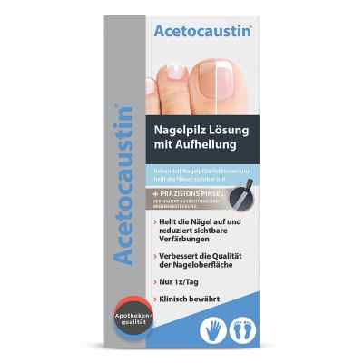 Acetocaustin Nagelpilz Lösung mit Aufhellung