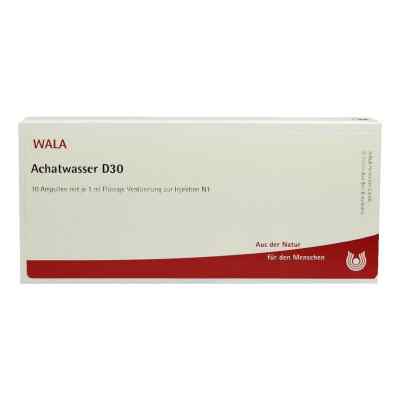 Achatwasser D30 Ampullen 10X1 ml von WALA Heilmittel GmbH PZN 00436507