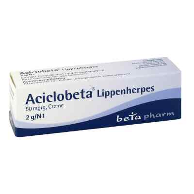 Aciclobeta Lippenherpes 2 g von betapharm Arzneimittel GmbH PZN 07518881