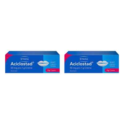 Aciclostad gegen Lippenherpes Aciclovir Creme