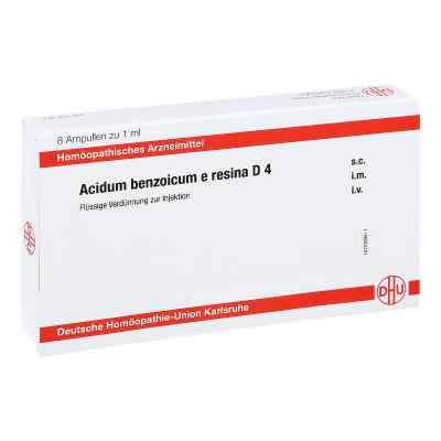 Acidum Benzoicum E Resina D4 Ampullen 8X1 ml von DHU-Arzneimittel GmbH & Co. KG PZN 11703638
