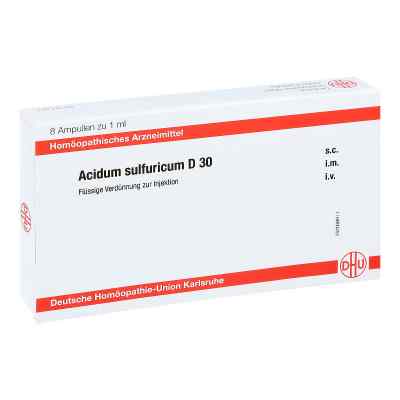 Acidum Sulfuricum D30 Ampullen 8X1 ml von DHU-Arzneimittel GmbH & Co. KG PZN 11703845
