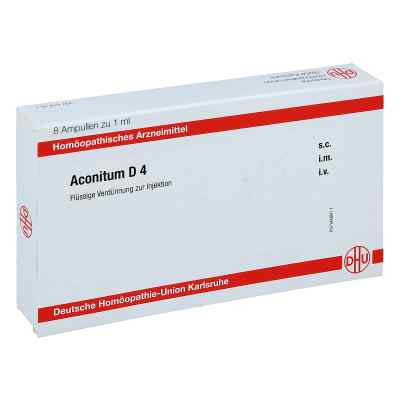 Aconitum D4 Ampullen 8X1 ml von DHU-Arzneimittel GmbH & Co. KG PZN 11703897