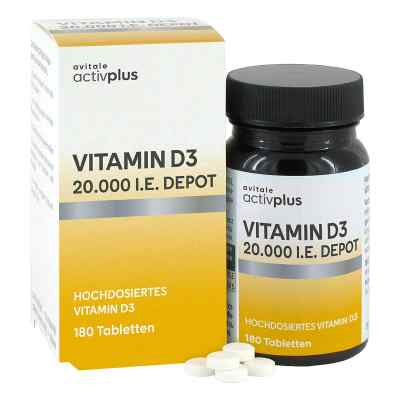 Activplus Vitamin D3 20.000 I.E. Depot Tabletten