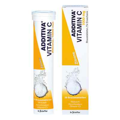 Additiva Vitamin C1 g Brausetabletten 20 stk von Dr.B.Scheffler Nachf. GmbH & Co. PZN 03249786