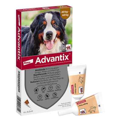 Advantix Spot-On für Hunde 40 - 60 kg 4X6.0 ml von Elanco Deutschland GmbH PZN 14018400