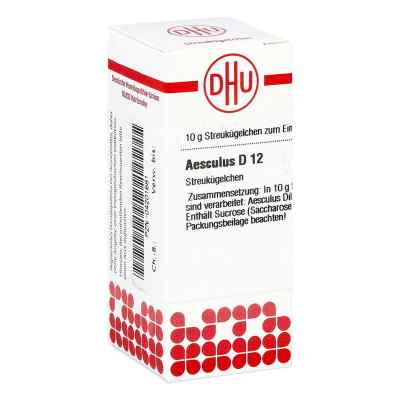 Aesculus D12 Globuli 10 g von DHU-Arzneimittel GmbH & Co. KG PZN 04201681