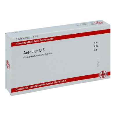 Aesculus D6 Ampullen 8X1 ml von DHU-Arzneimittel GmbH & Co. KG PZN 11703940