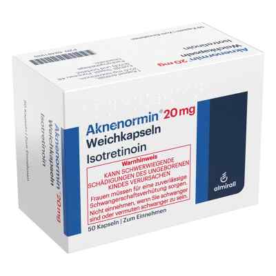 Aknenormin 20 mg Weichkapseln 50 stk von ALMIRALL HERMAL GmbH PZN 02481920