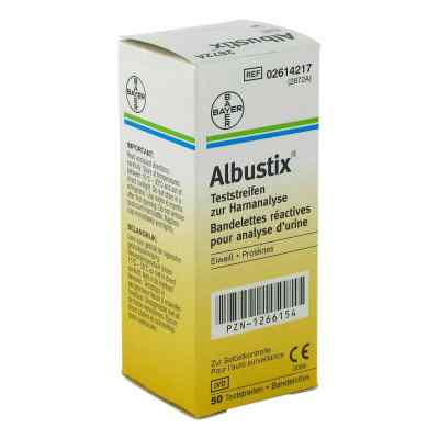 Albustix Teststreifen 50 stk von Siemens Healthcare GmbH PZN 01266154