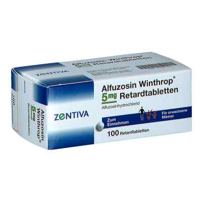 Alfuzosin Winthrop 5 mg Retardtabletten 100 stk von Zentiva Pharma GmbH PZN 04967331
