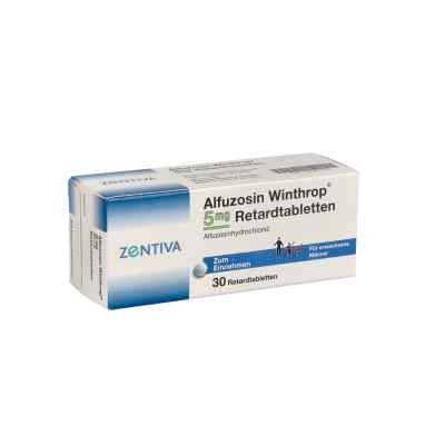 Alfuzosin Winthrop 5 mg Retardtabletten 30 stk von Zentiva Pharma GmbH PZN 04967319