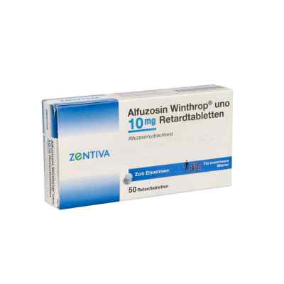 Alfuzosin Winthrop Uno 10 mg Retardtabletten 50 stk von Zentiva Pharma GmbH PZN 04944904