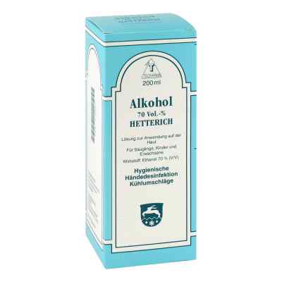 Alkohol 70% V/v Hetterich 200 ml von Teofarma s.r.l. PZN 04769677