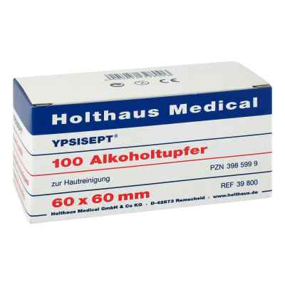 Alkoholtupfer Ypsisept 65x25mm 100 stk von Holthaus Medical GmbH & Co. KG PZN 03985999