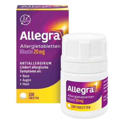 Allegra® Allergietabletten mit 20 mg Bilastin 